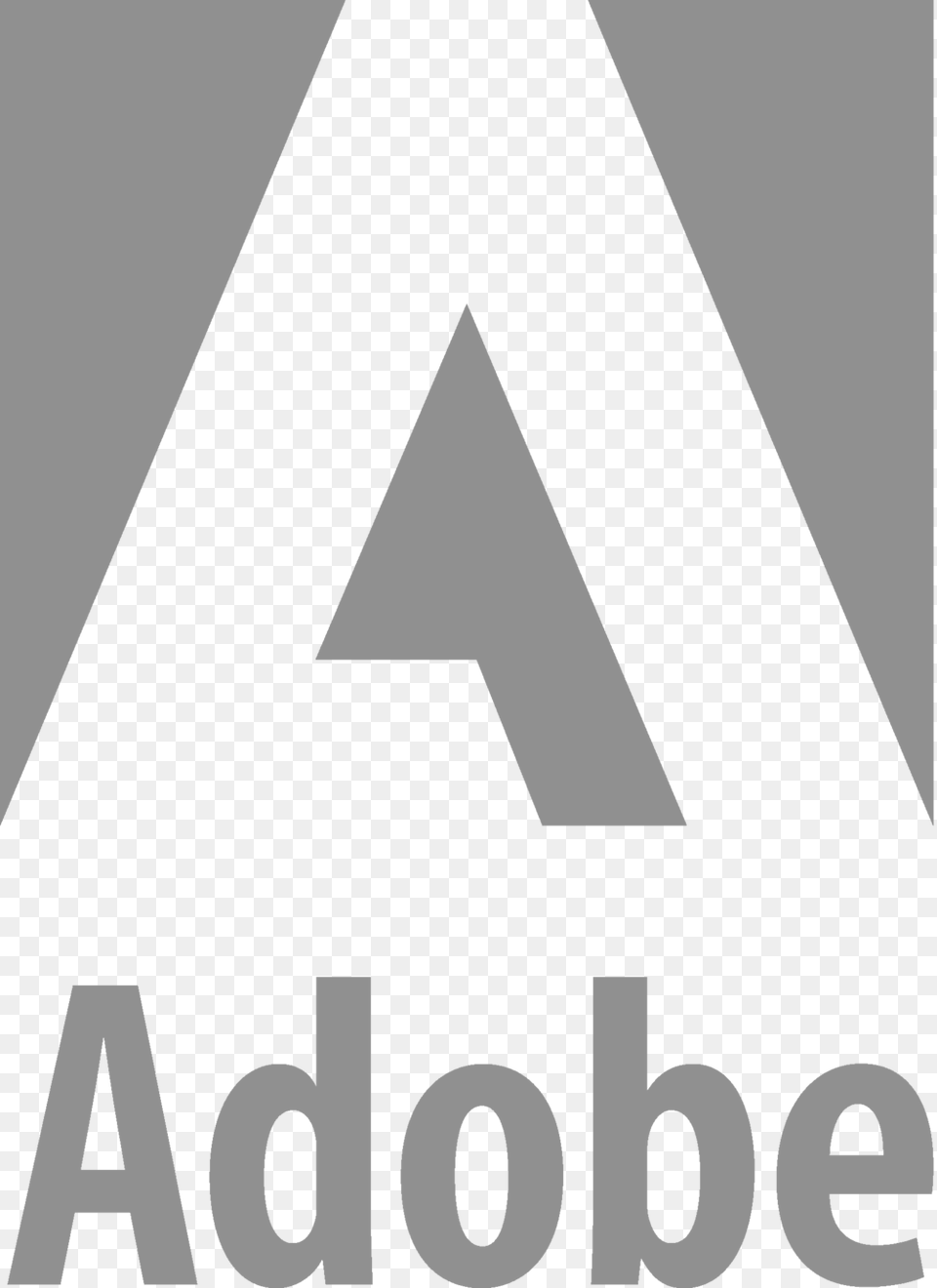 Adobe Lightgrey Adobe, Triangle, Sign, Symbol Png Image