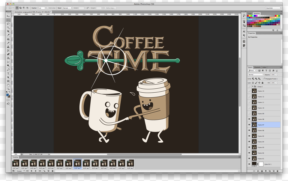 Adobe Photoshop Animation Gif, Cup Png