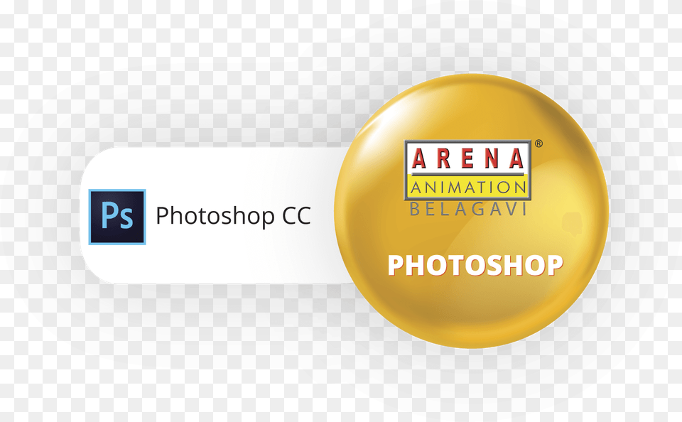 Adobe Photoshop Arena Animation Belagavi Arena Animation, Text, Gold, Logo, Disk Free Transparent Png