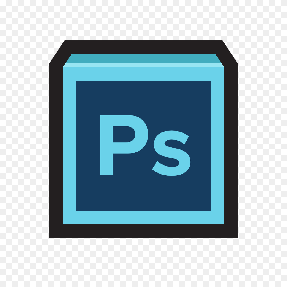 Adobe Photoshop Icon Flat Strokes App Iconset Hopstarter, Number, Symbol, Text Free Transparent Png