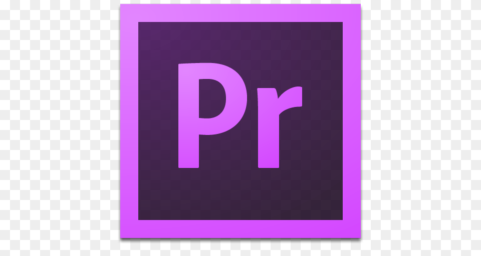 Adobe Premiere Pro Icon, Purple, Text, Symbol, Number Free Png Download