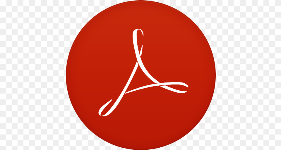 Adobe Reader Icon Adobe Acrobat Icon Circle, Text, Disk Free Png Download