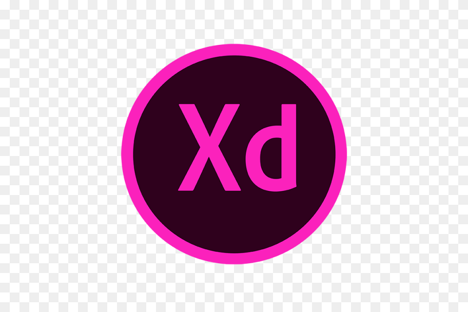 Adobe Xd Icon Logo Template For Purple, Disk Free Png Download