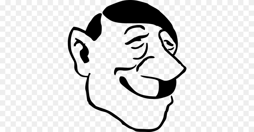 Adolf Hitler Caricature Vector, Gray Free Transparent Png