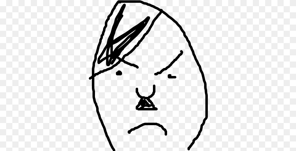 Adolf Hitler Drawing, Gray Png