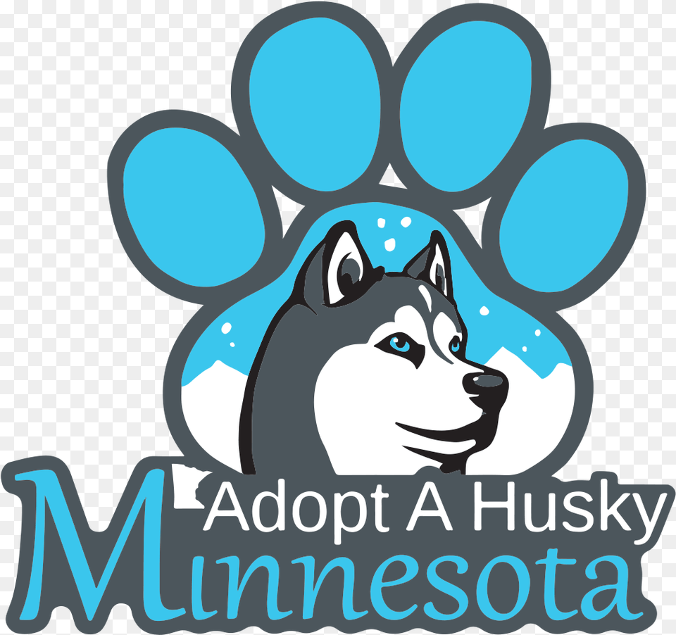 Adopt A Husky Minnesota Logo Adoption, Advertisement, Poster, Animal, Canine Free Png Download