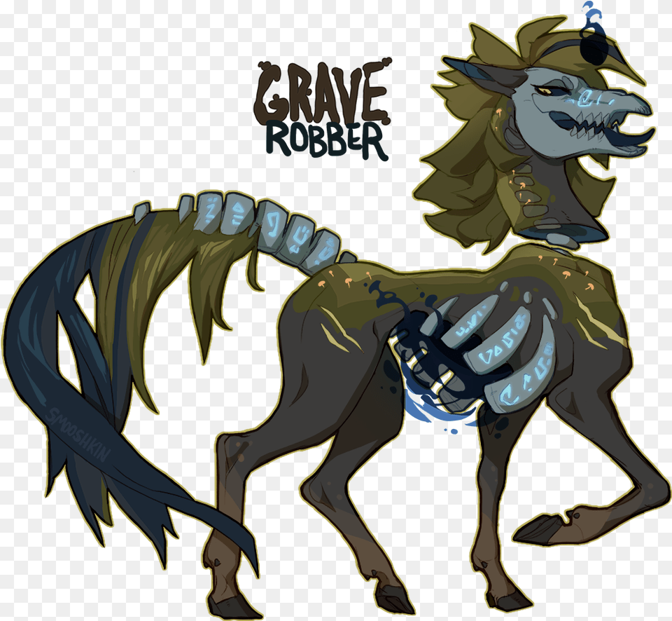 Adopt Grave Robber Cartoon, Animal, Dinosaur, Person, Reptile Free Png Download