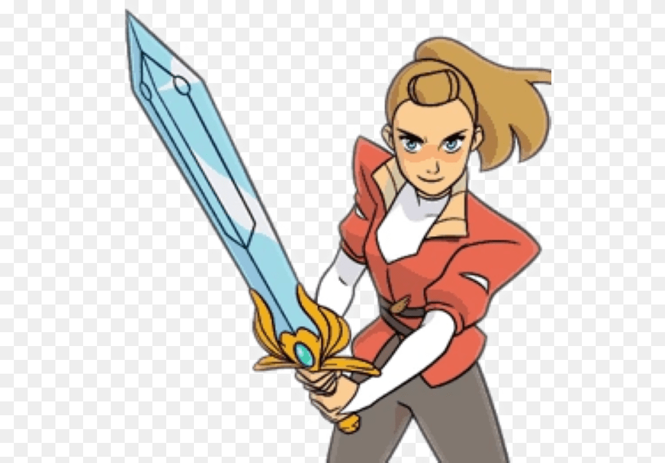 Adora She Ra Cosplay, Book, Comics, Publication, Sword Free Png