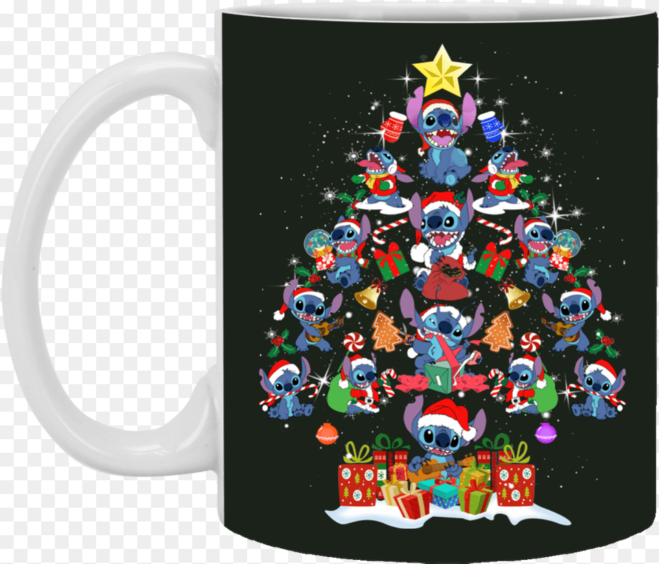 Adorable Animal Design As Christmas Tree Printed On Beer Stein, Cup, Baby, Person, Beverage Png Image