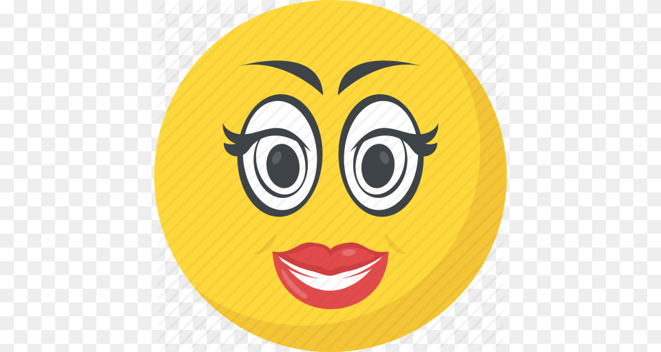 Adorable Emoji Emoticon In Love Makeup Emoticon Icon, Photography Free Png Download