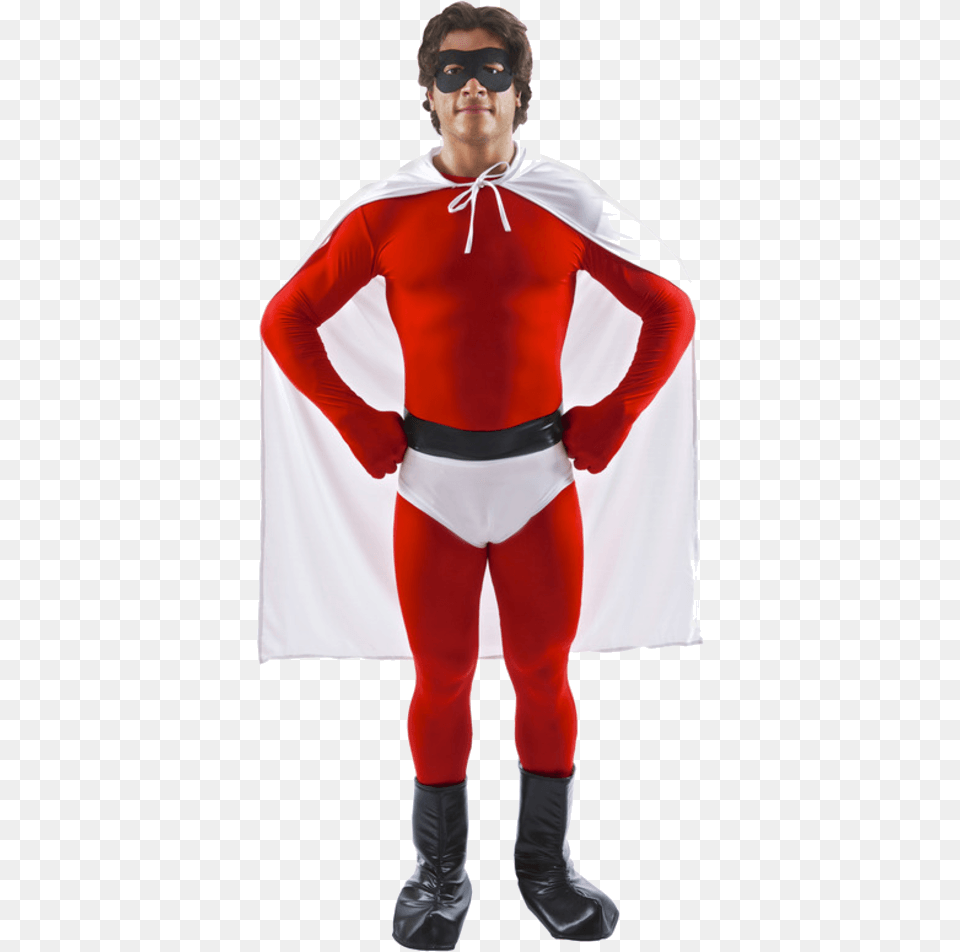 Adorable Generic Superhero Costume Red And White Crusader Halloween Costume Scary Political, Sleeve, Clothing, Person, Long Sleeve Free Png Download