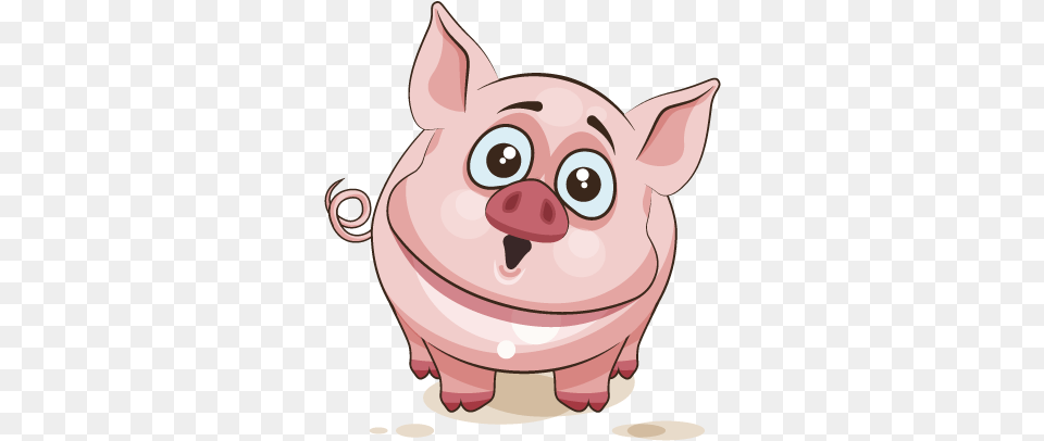 Adorable Pig Emoji Stickers Messages Sticker 2 Illustration, Animal, Bear, Mammal, Wildlife Free Png