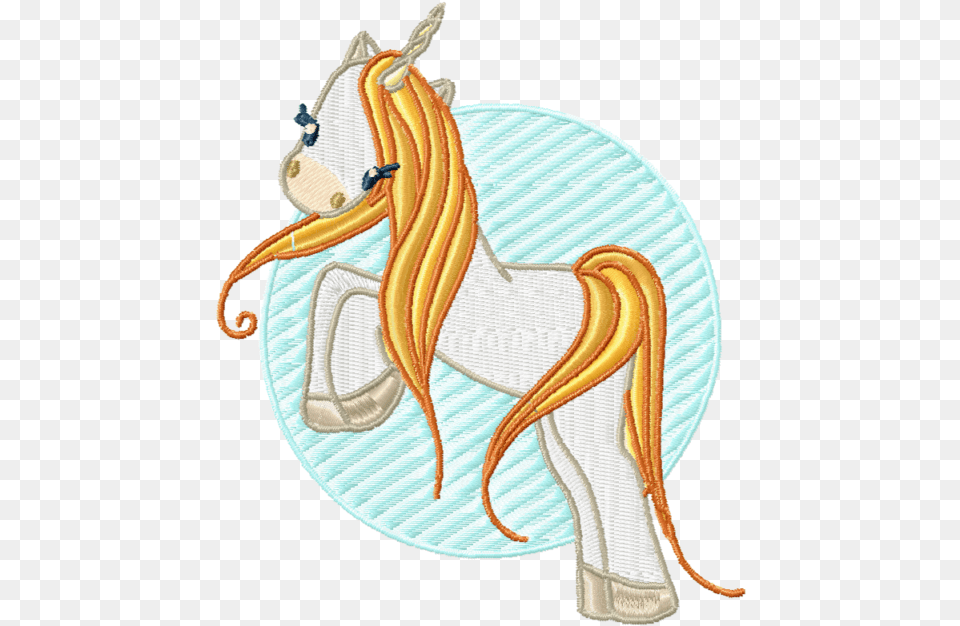 Adorable Unicorns 10 Machine Embroidery Designs Cd Mane, Pattern Free Png Download