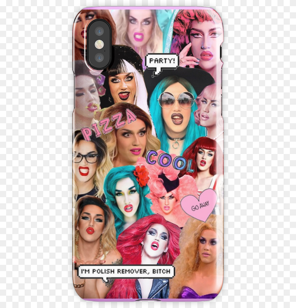 Adore Delano Collage Iphone X Snap Case Adore Delano Adore Delano Iphone, Accessories, Sunglasses, Person, Woman Free Png Download