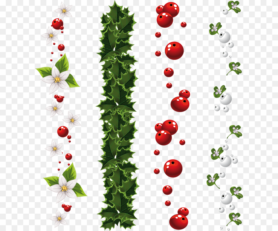 Adorno Navidad Christmas Garlands Vector, Plant, Accessories, Flower Free Png Download