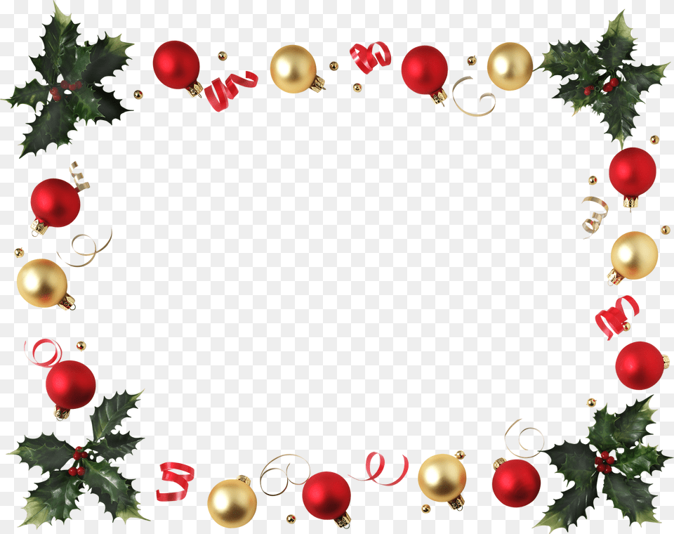 Adornos De Navidad Como Fondo Background Christmas Border, Accessories, Jewelry, Necklace, Wreath Free Transparent Png