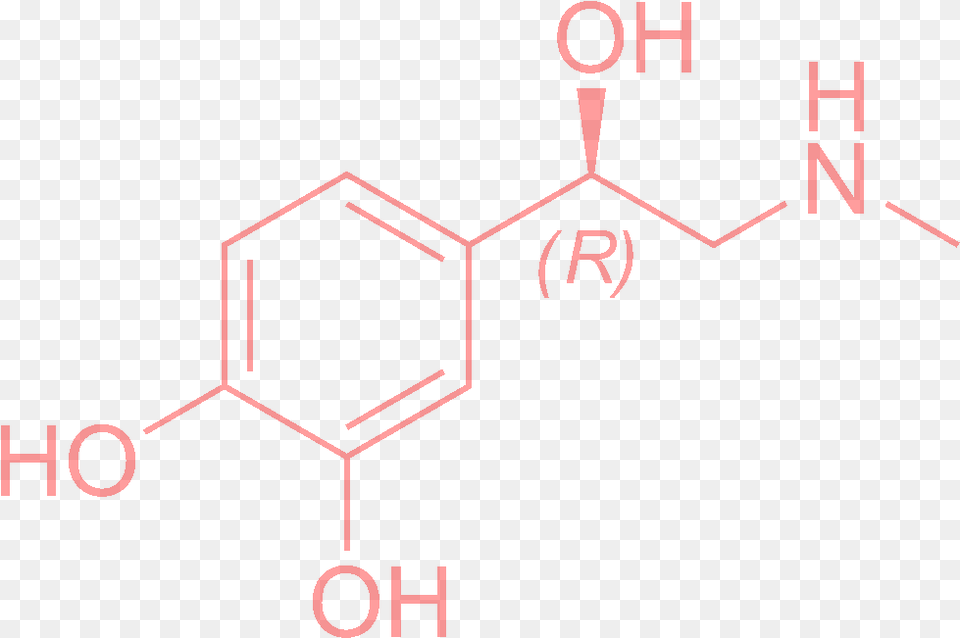 Adrenaline Chemical Structure Free Png Download