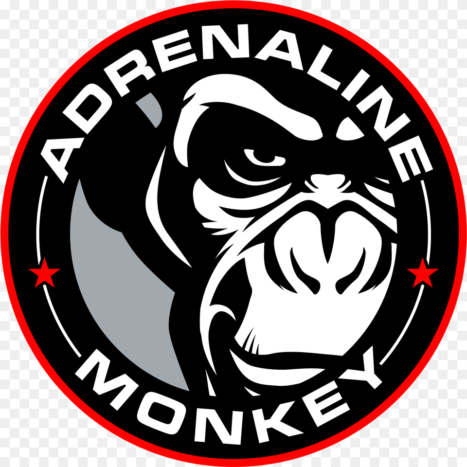 Adrenaline Monkey Logo Adrenaline Monkey Logo, Animal, Ape, Mammal, Wildlife Free Transparent Png