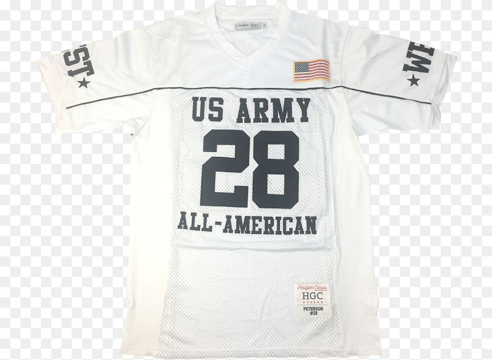 Adrian Peterson All American White Football Jersey, Clothing, Shirt, T-shirt Free Png