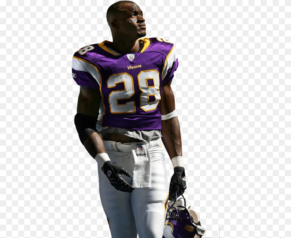Adrian Peterson Calls Nfl Modern Day Slavery Adrian Peterson Cutout, Clothing, Glove, Helmet, Adult Free Png