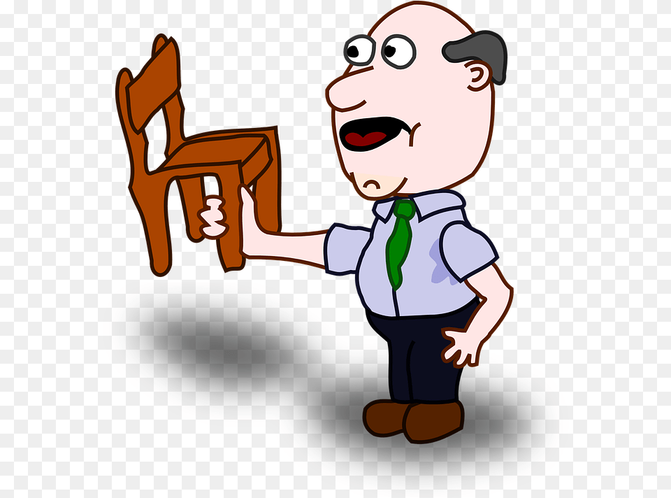 Adult 960 720 Man Lifting A Chair, Baby, Person, Cartoon, Face Png