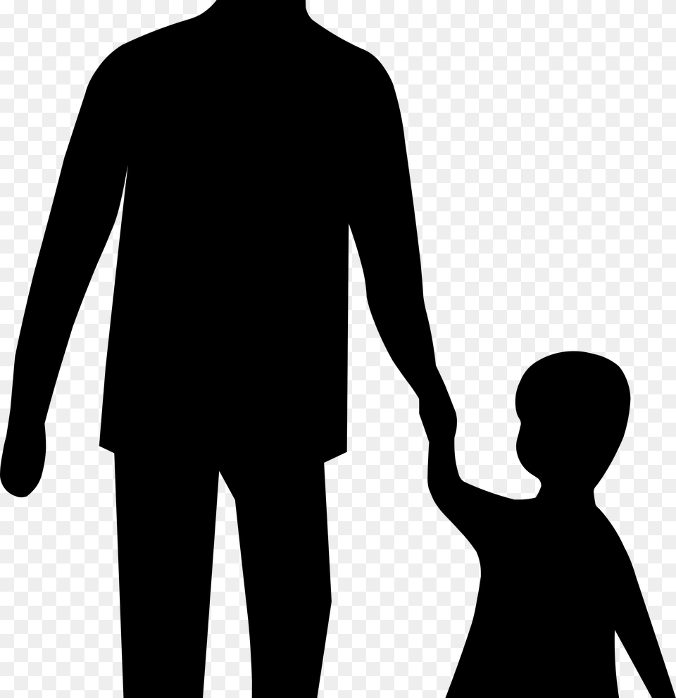 Adult And Child, Gray Free Transparent Png