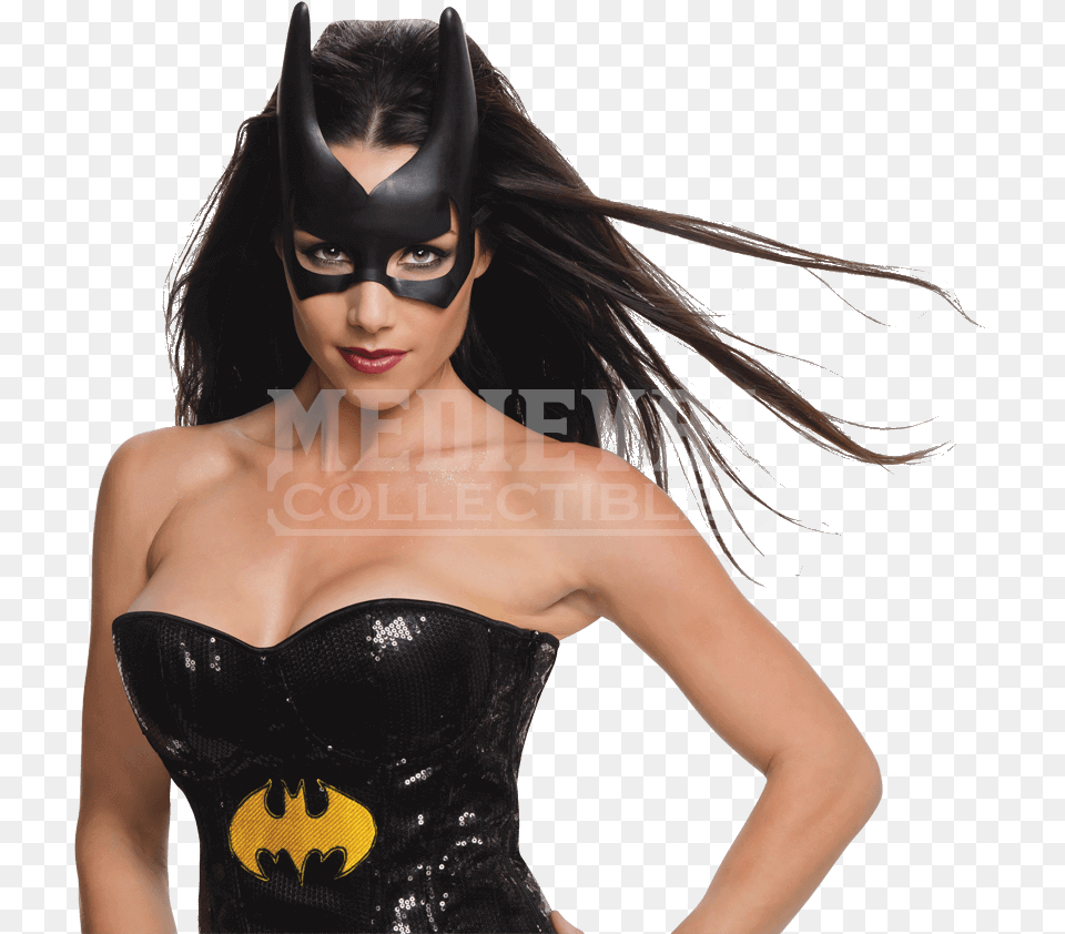 Adult Batgirl Mask Batgirl Mask Batman, Female, Person, Woman, Face Png Image