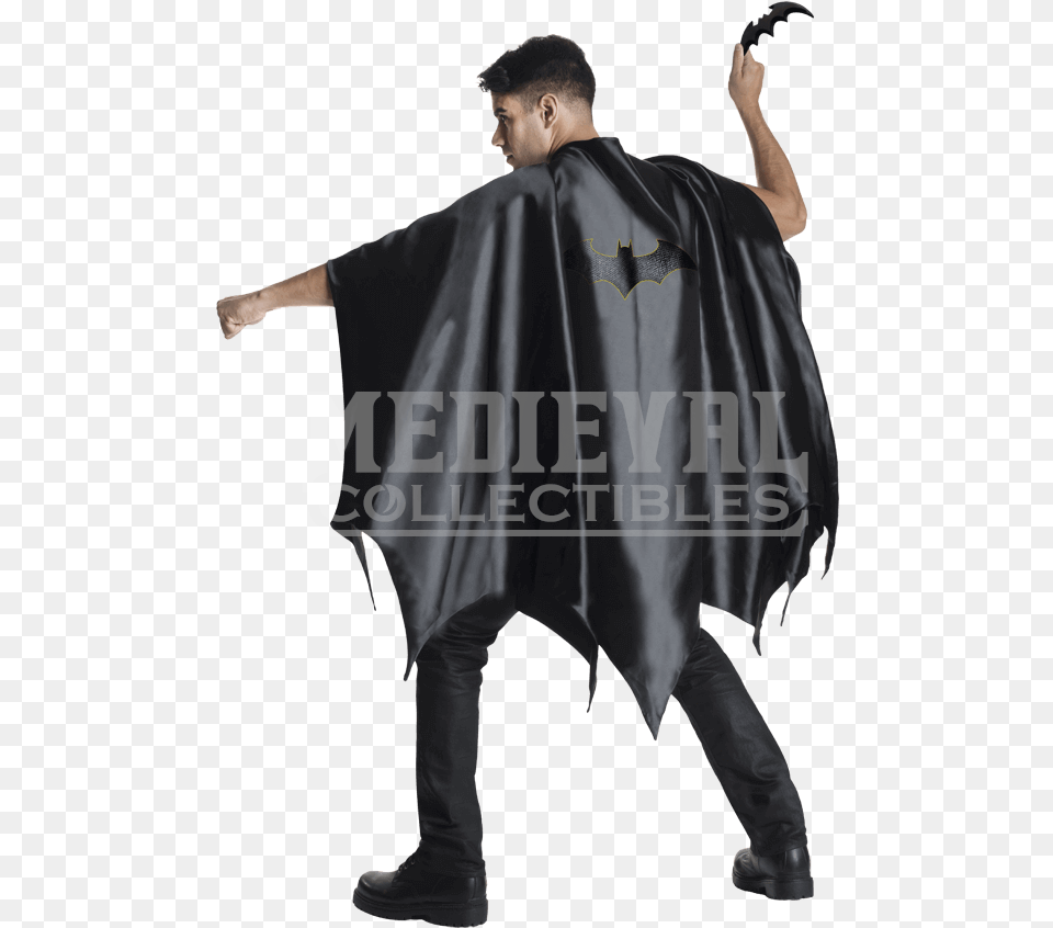 Adult Batman Deluxe Cape Capa Batman, Person, Man, Male, Fashion Free Png