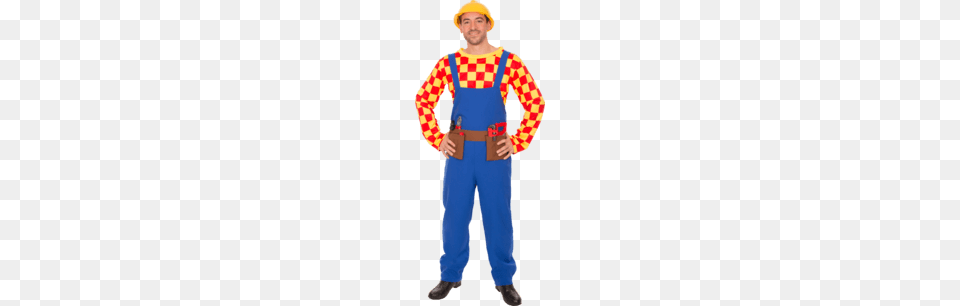 Adult Bob The Builder Tv Costume Jokers, Clothing, Person, Pants, Man Png