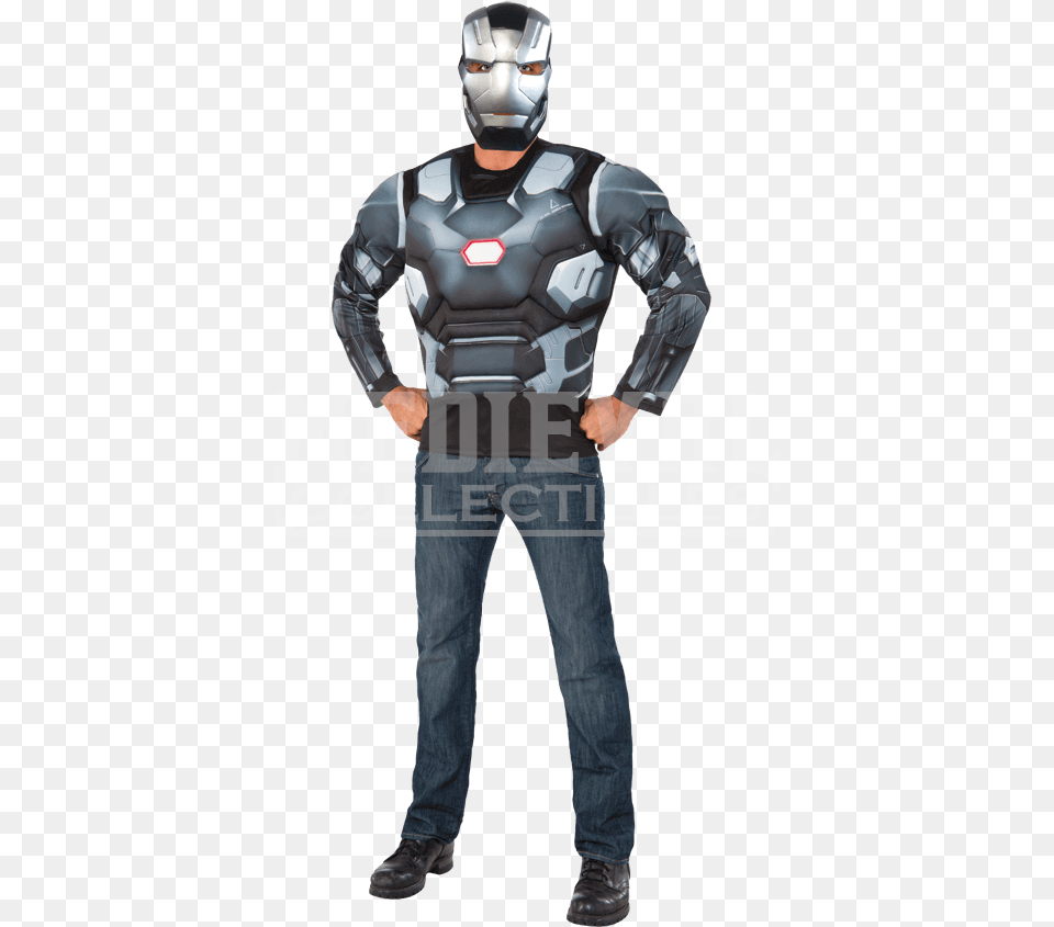 Adult Civil War Deluxe War Machine Costume Set Iron Man, Male, Person, Armor, Clothing Free Transparent Png