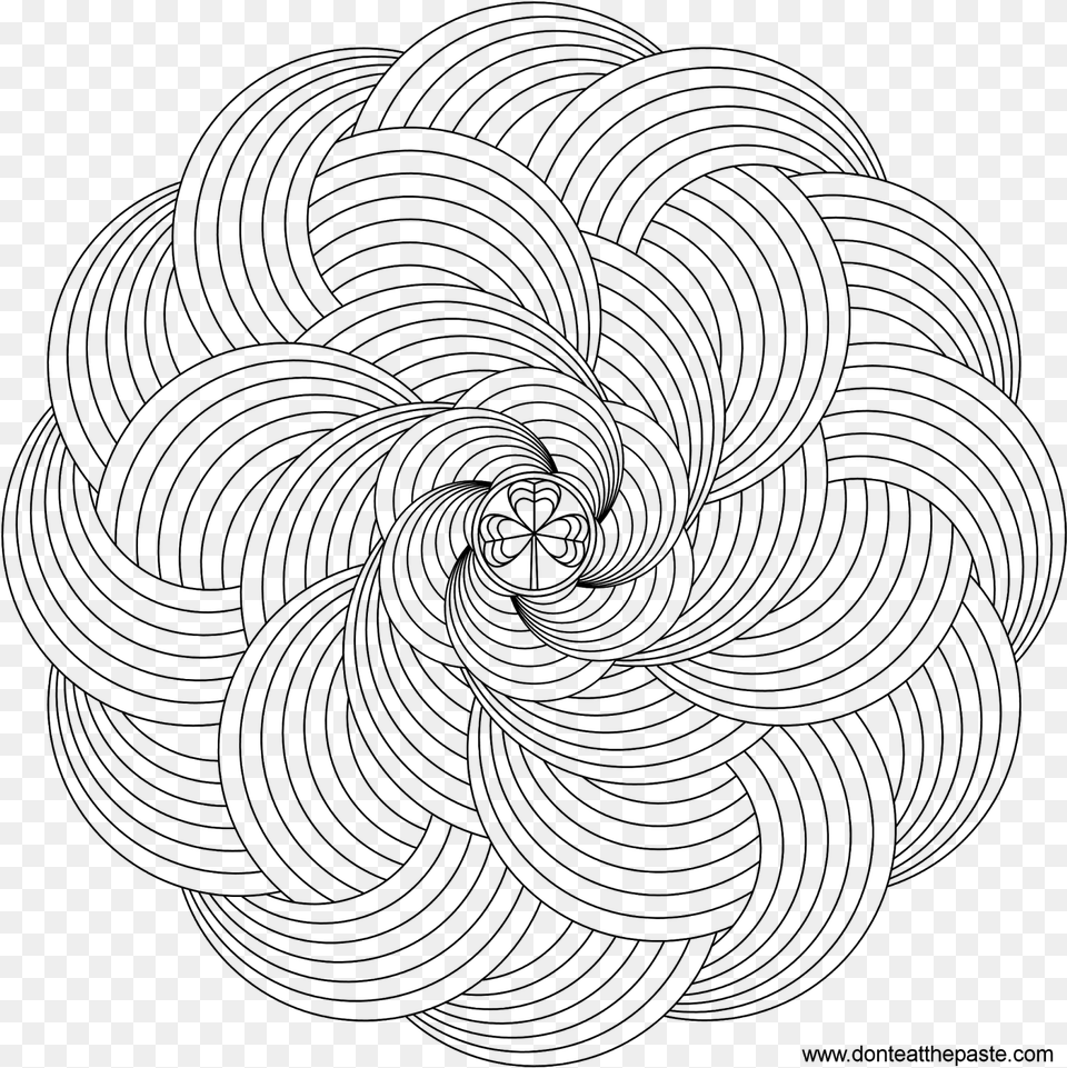 Adult Coloring Pages Adult Coloring Pages Mandala, Gray Free Png Download