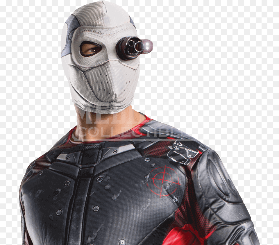 Adult Deadshot Fabric Mask Suicide Squad Deadshot Men, Female, Person, Woman, Clothing Free Png