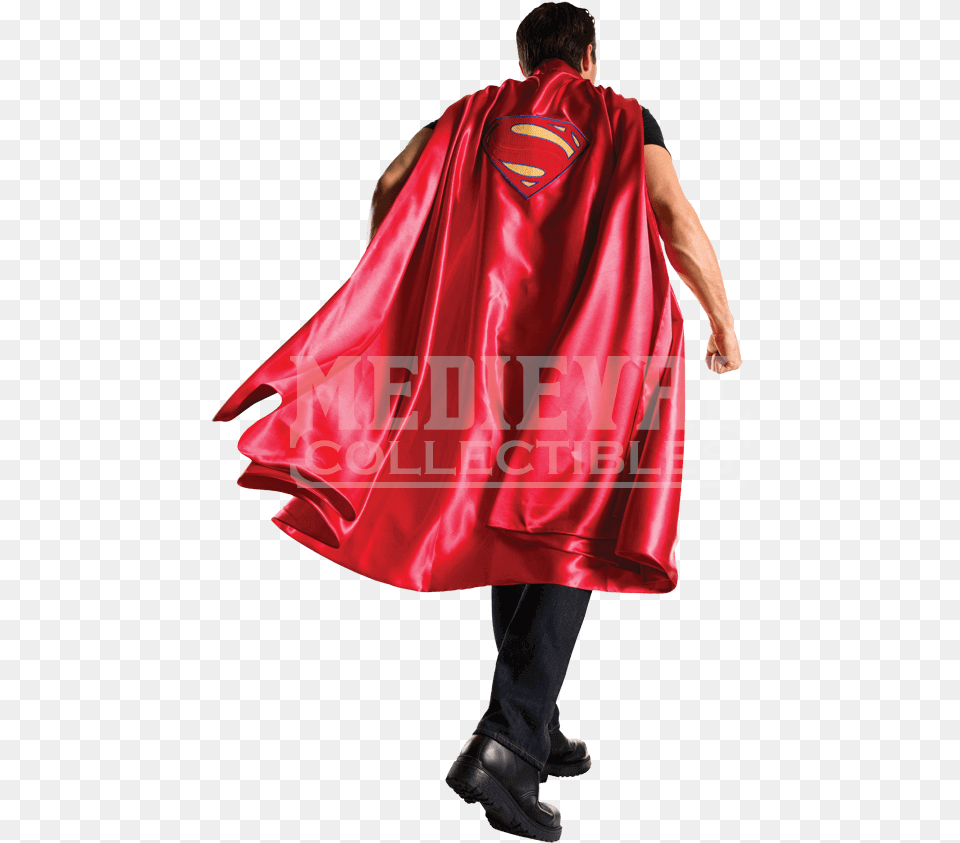 Adult Deluxe Superman Cape Deluxe Superman Cape, Clothing, Fashion, Male, Man Free Png Download