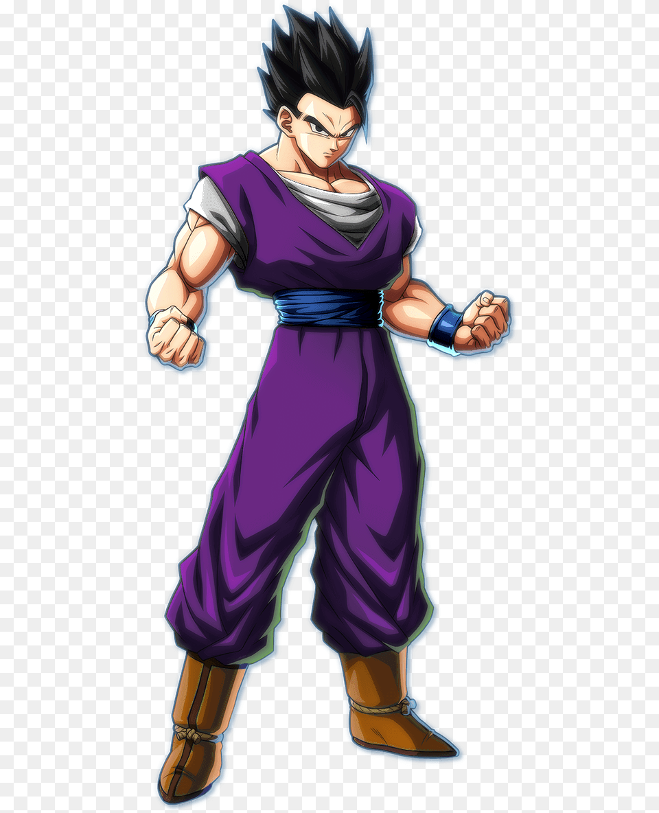 Adult Gohan Db Fighterz, Book, Comics, Person, Publication Free Transparent Png