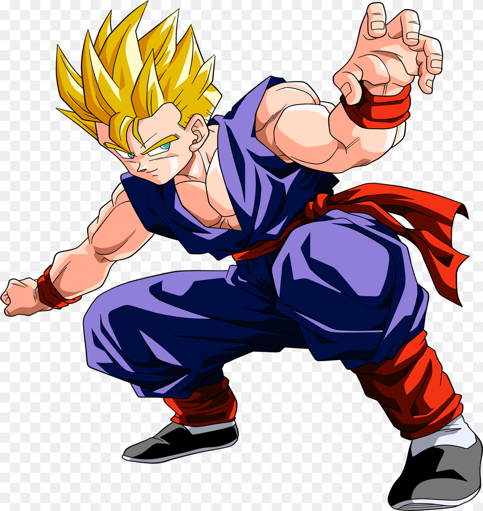 Adult Gohan Super Saiyan Manga Gohan Adult Super Saiyan, Book, Comics, Publication, Baby Png