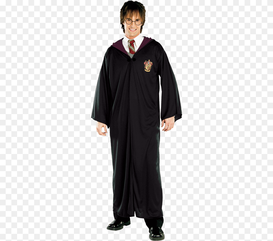 Adult Gryffindor Robe Harry Potter Full Outfit, Person, Fashion, People, Male Free Png Download
