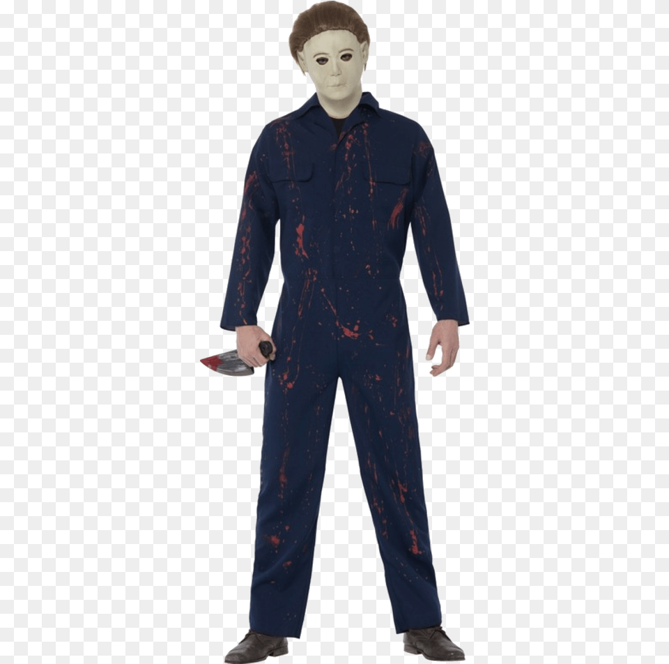 Adult Halloween H20 Michael Myers Halloween H20 Costume, Suit, Clothing, Formal Wear, Person Free Png