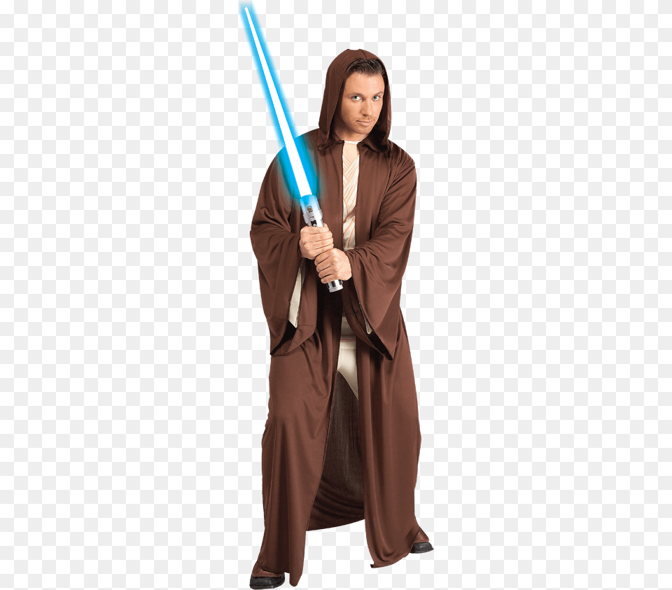 Adult Jedi Knight Robe Star Wars Adult Costume Diy, Fashion, Person, Male, Man Free Transparent Png