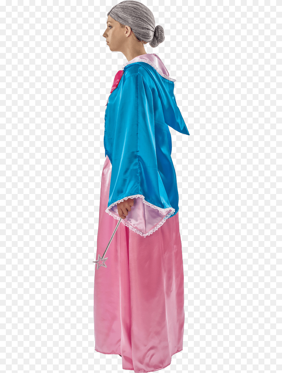 Adult Magical Fairy Godmother Fancy Dress Costume Velvet, Clothing, Coat, Female, Person Free Transparent Png