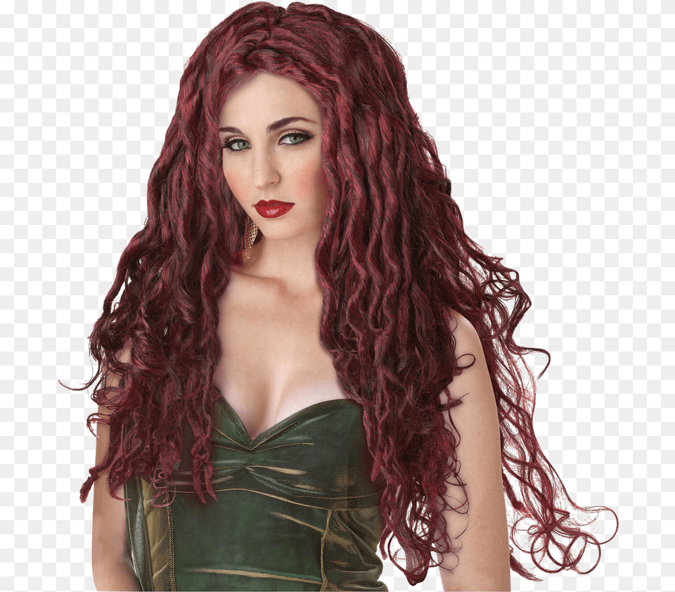 Adult Medusa Wig Costume Medusa, Female, Person, Woman, Face Free Transparent Png