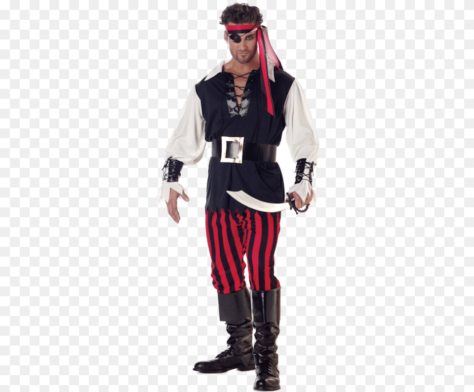 Adult Mens Cutthroat Pirate Costume Halloween 2018 Costumes Men, Clothing, Person, Male, Man Png Image