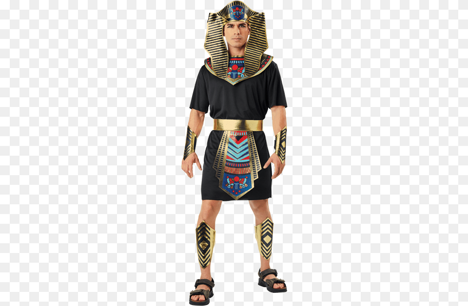 Adult Mens Pharaoh Costume, Clothing, Person, Female, Woman Png