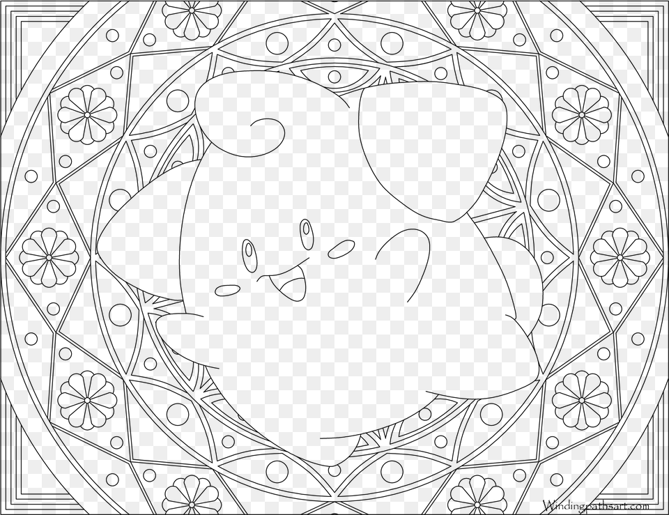 Adult Pokemon Coloring, Gray Png