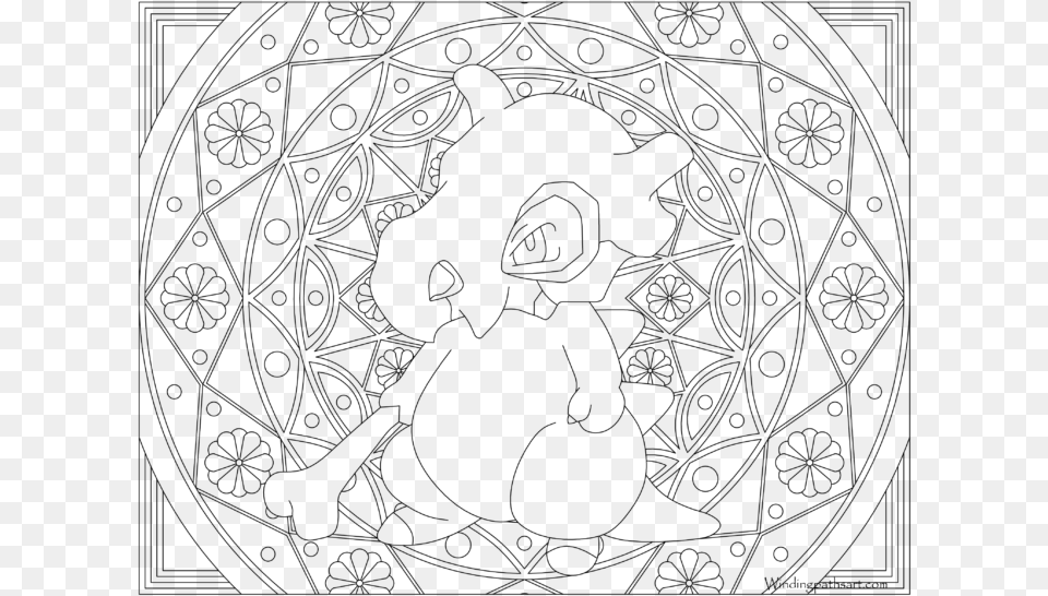 Adult Pokemon Coloring, Gray Png Image