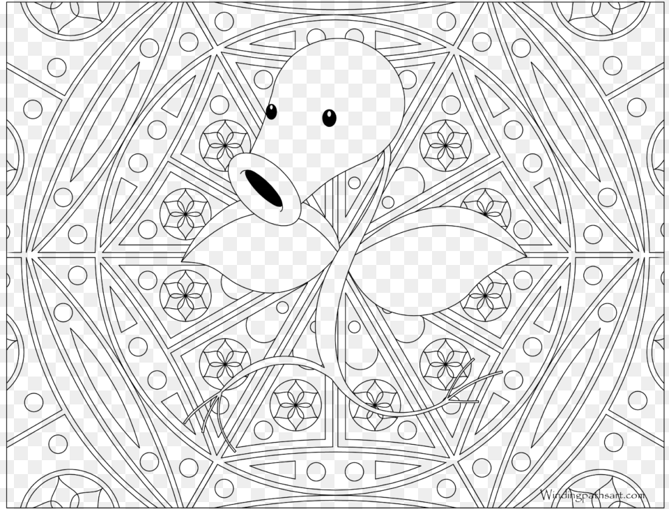 Adult Pokemon Coloring, Gray Png Image