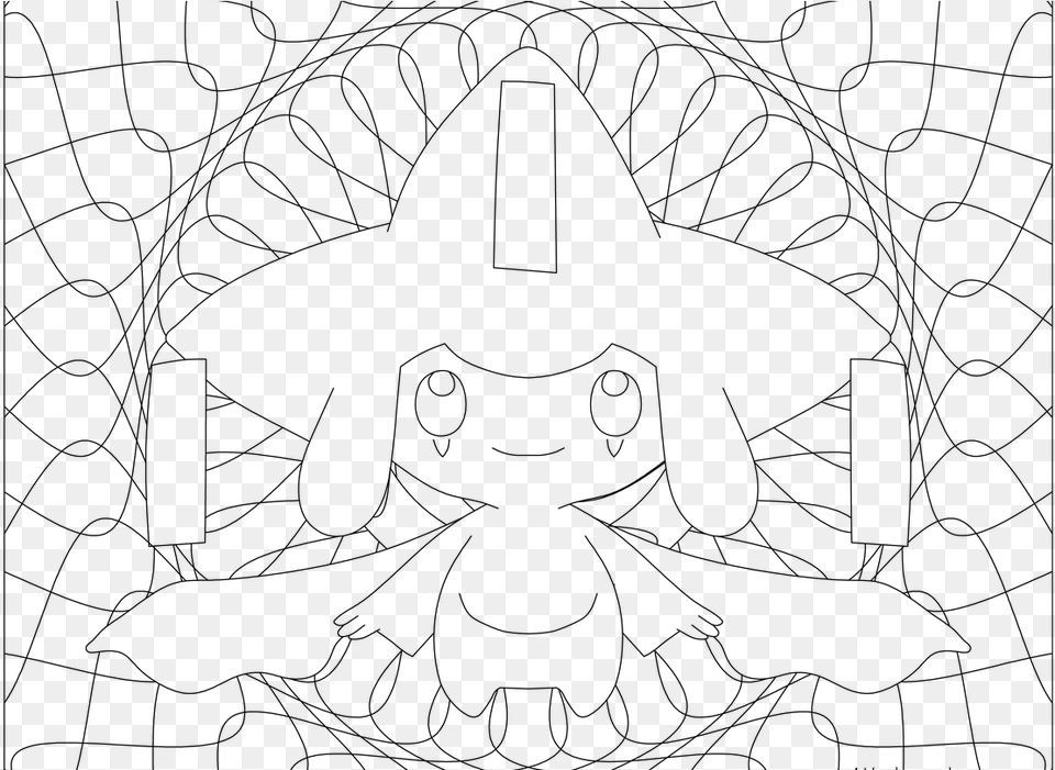 Adult Pokemon Coloring, Gray Free Transparent Png