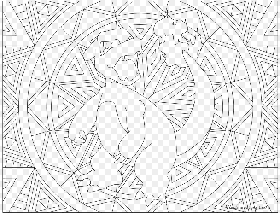 Adult Pokemon Coloring, Gray Png Image