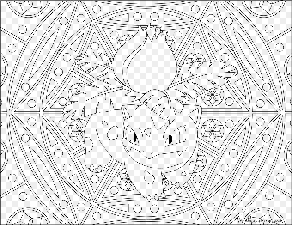 Adult Pokemon Coloring Pages, Gray Free Png