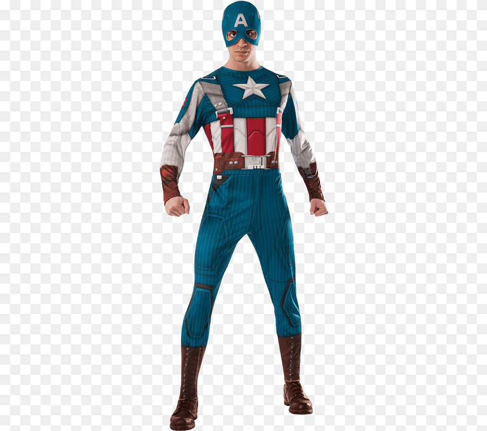 Adult Retro Captain America Costume Capitaine Amricain, Clothing, Person, People, Woman Png