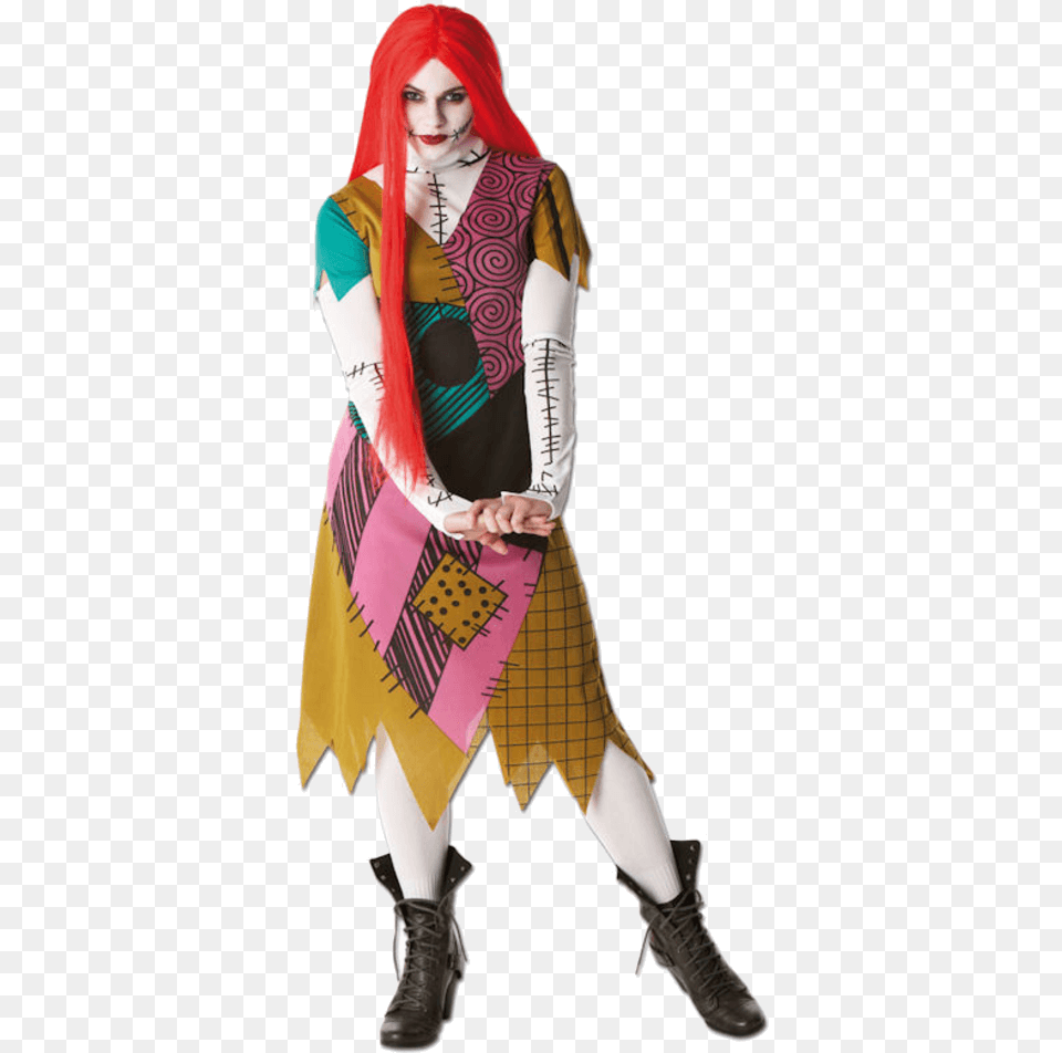 Adult Sally Halloween Costume Sc 1 St Jokers Masquerade Sally Nightmare Before Christmas Fancy Dress, Clothing, Person, Female, Woman Png Image